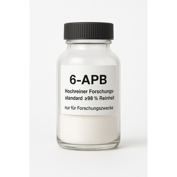 6-APB kaufen – Hochreines 6-(2-Aminopropyl)benzofuran ≥98 % Reinheit | Forschungsstandard für Labor und Analyse