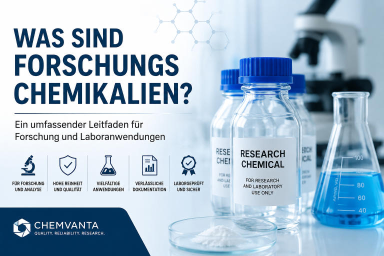Forschungschemikalien im Labor – Leitfaden zu Anwendungen, Qualität und wissenschaftlicher Forschung
